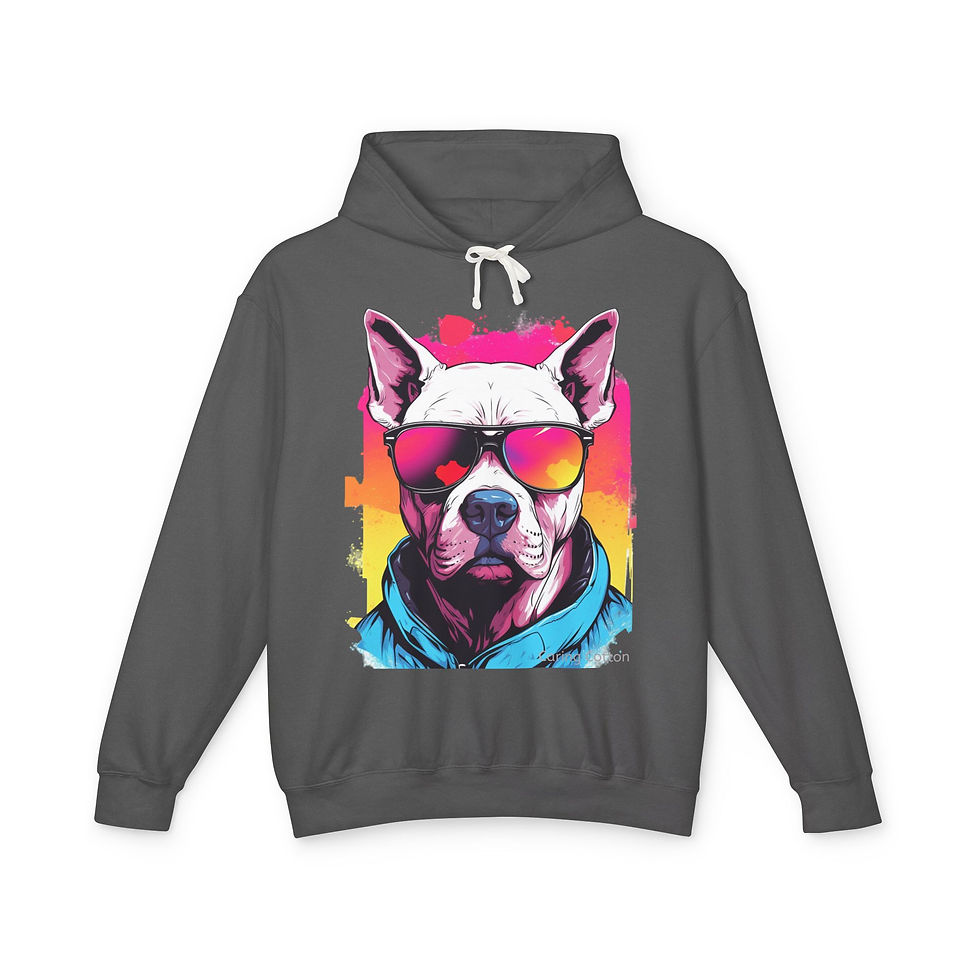 Thumbnail: American Stafford Terrier Cool Guy Hooded Sweatshirt