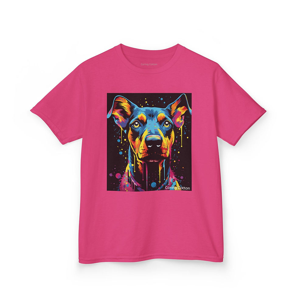 Thumbnail: Kids Doberman Pinscher Pop Art Tee