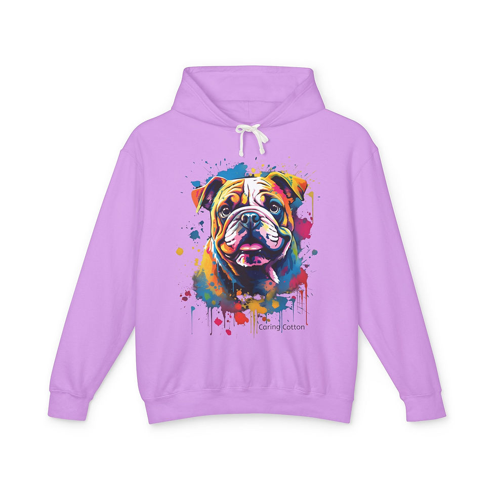 Thumbnail: Bulldog Pop Art Hooded Sweatshirt