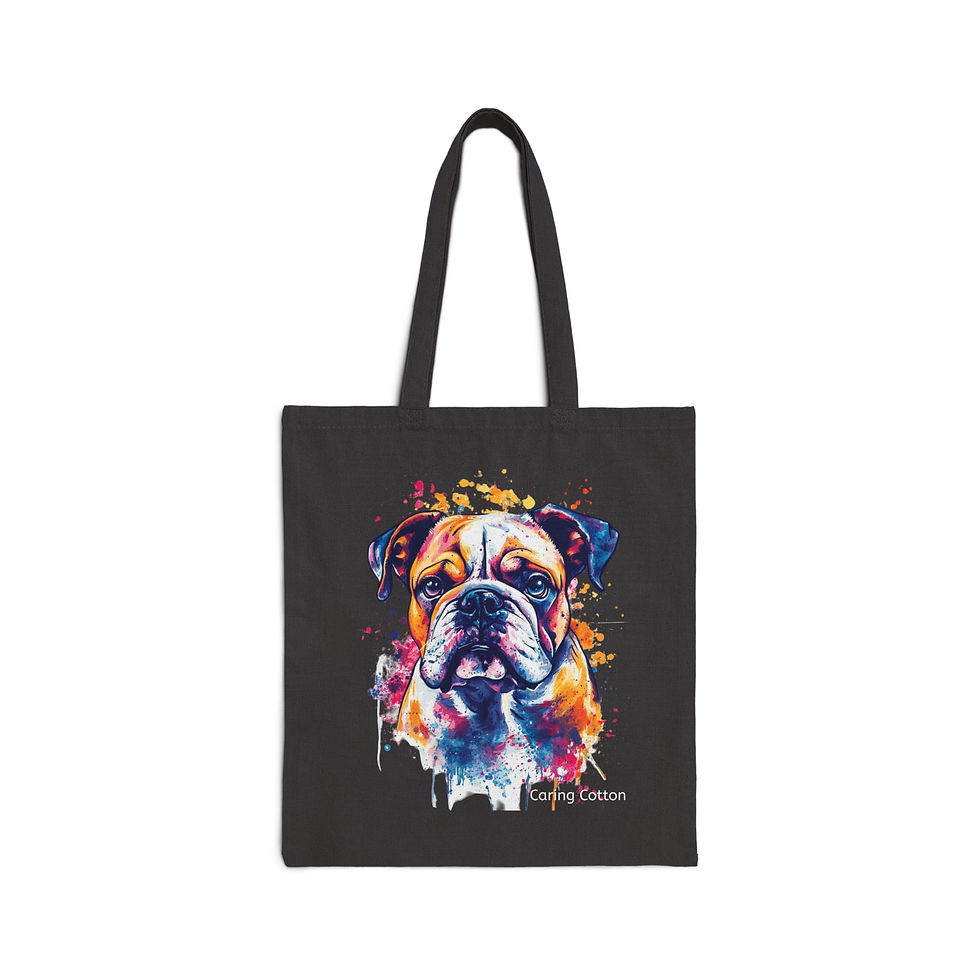 Thumbnail: Dog Lover's Cotton Tote Bag
