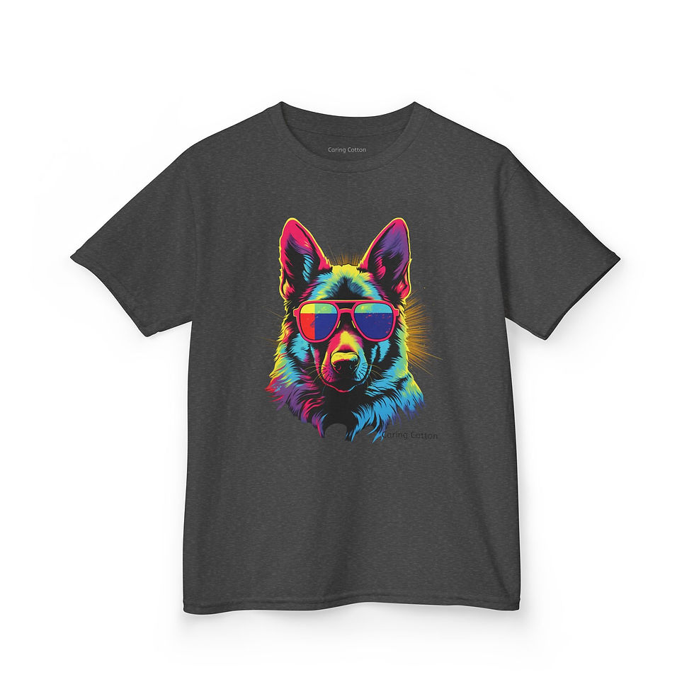 Thumbnail: Kids German Shepherd Cool Guy Tee