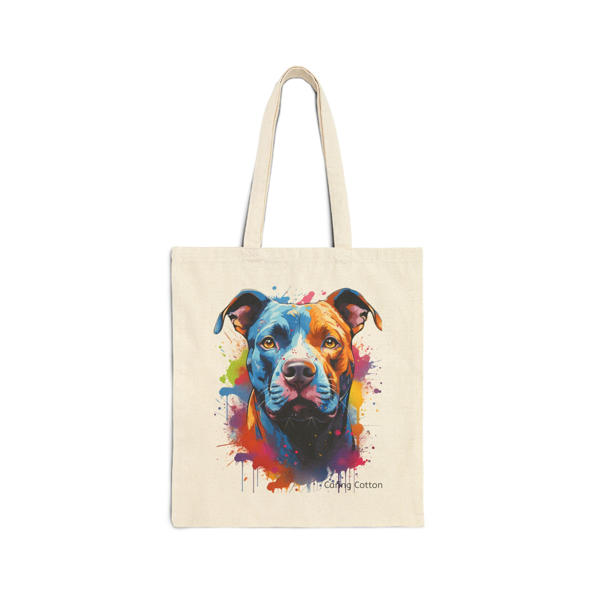 Dog Lover's Cotton Tote Bag