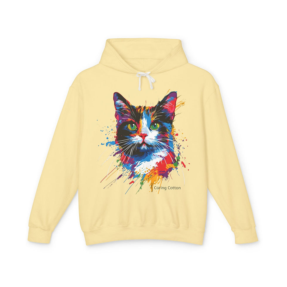 Thumbnail: Cat Pop Art Hooded Sweatshirt