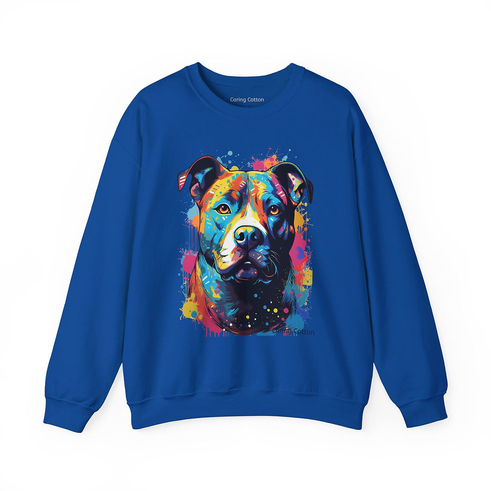 Thumbnail: American Staffordshire Terrier Pop Art Sweatshirt