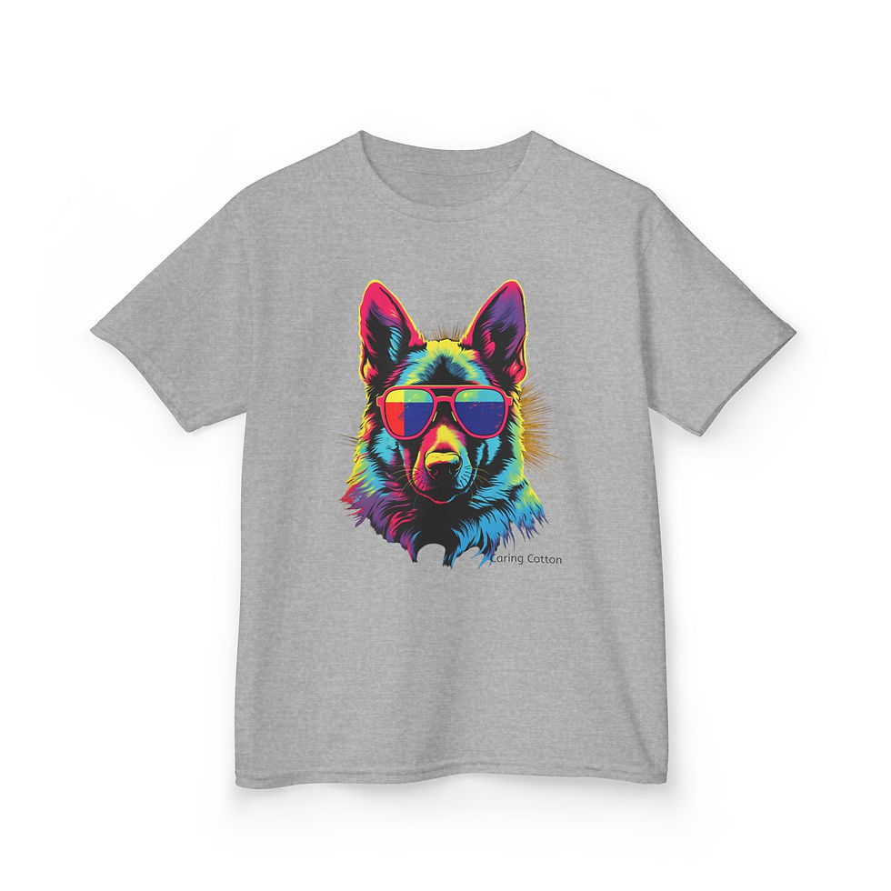 Thumbnail: Kids German Shepherd Cool Guy Tee