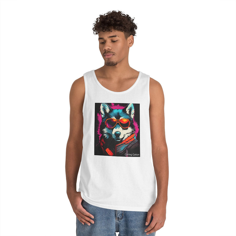 Thumbnail: Siberian Husky Cool Guy Tank Top