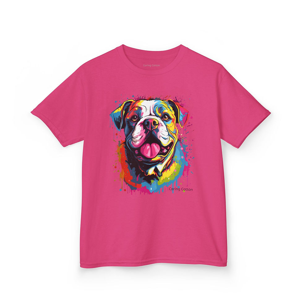 Thumbnail: Kids Bull Dog Pop Art Tee