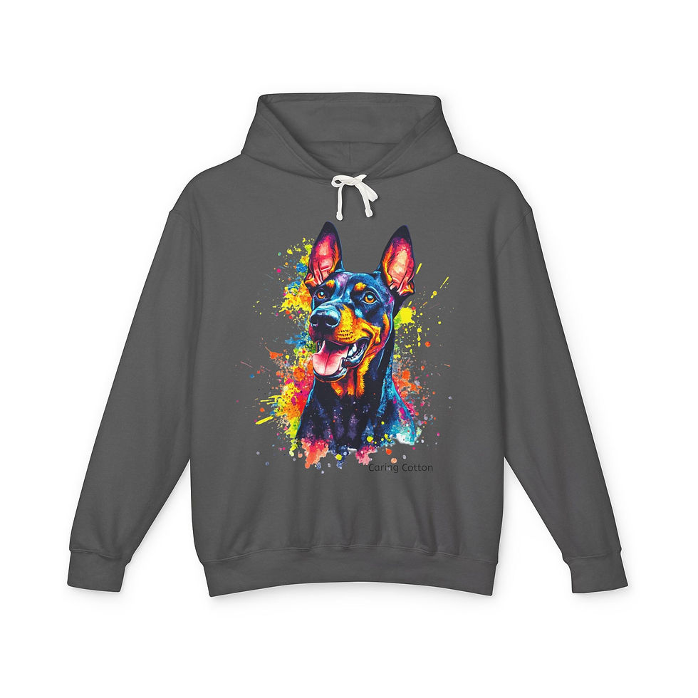Thumbnail: Doberman Pinscher Pop Art Hooded Sweatshirt