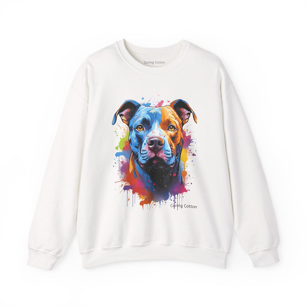 Thumbnail: American Staffordshire Terrier Pop Art Sweatshirt