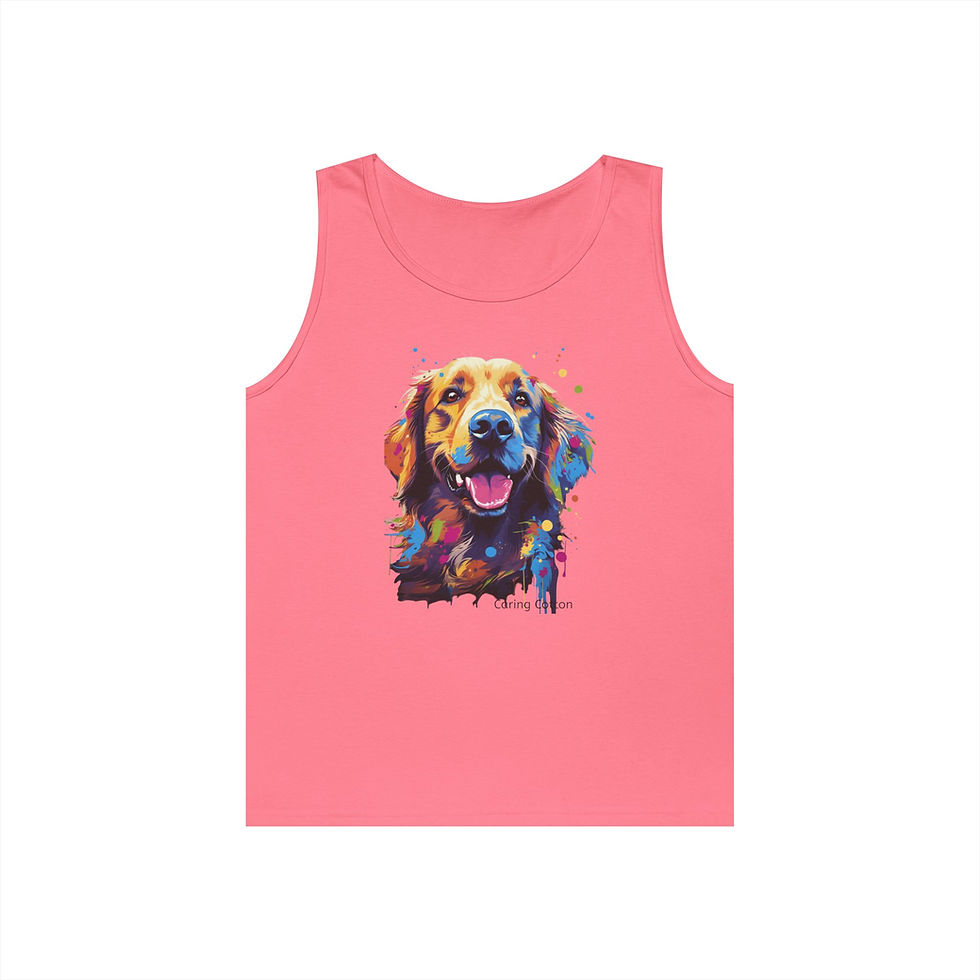 Thumbnail: Golden Retriever Pop Art Tank Top