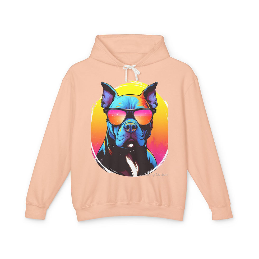 Thumbnail: American Stafford Terrier Cool Guy Hooded Sweatshirt