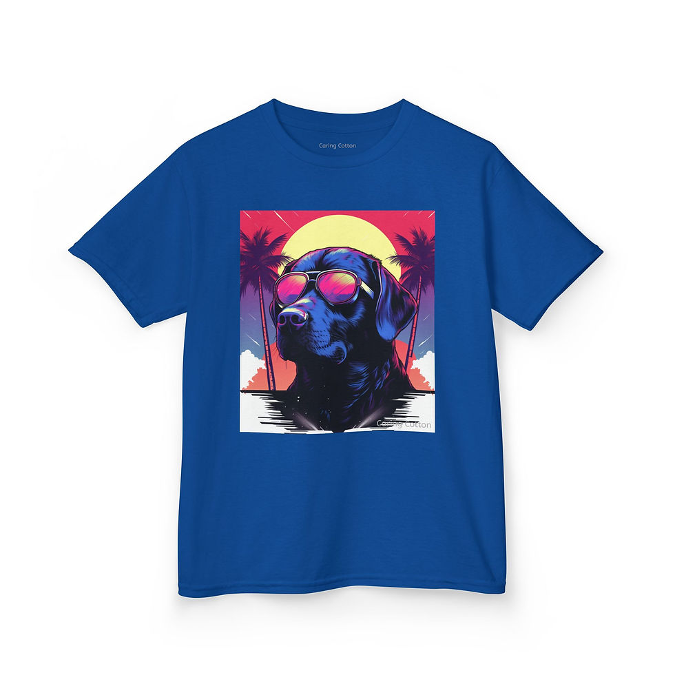 Thumbnail: Kids Labrador Retriever Cool Guy Tee