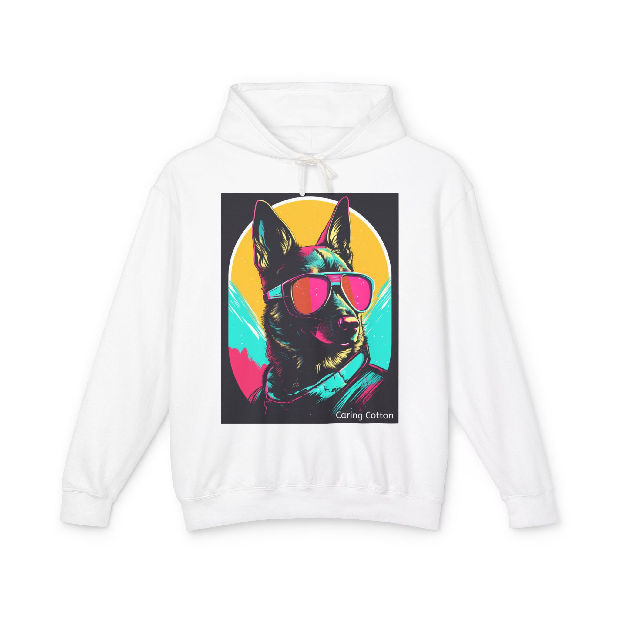 German Shepherd Cool Guy Hooded Sweatshirt