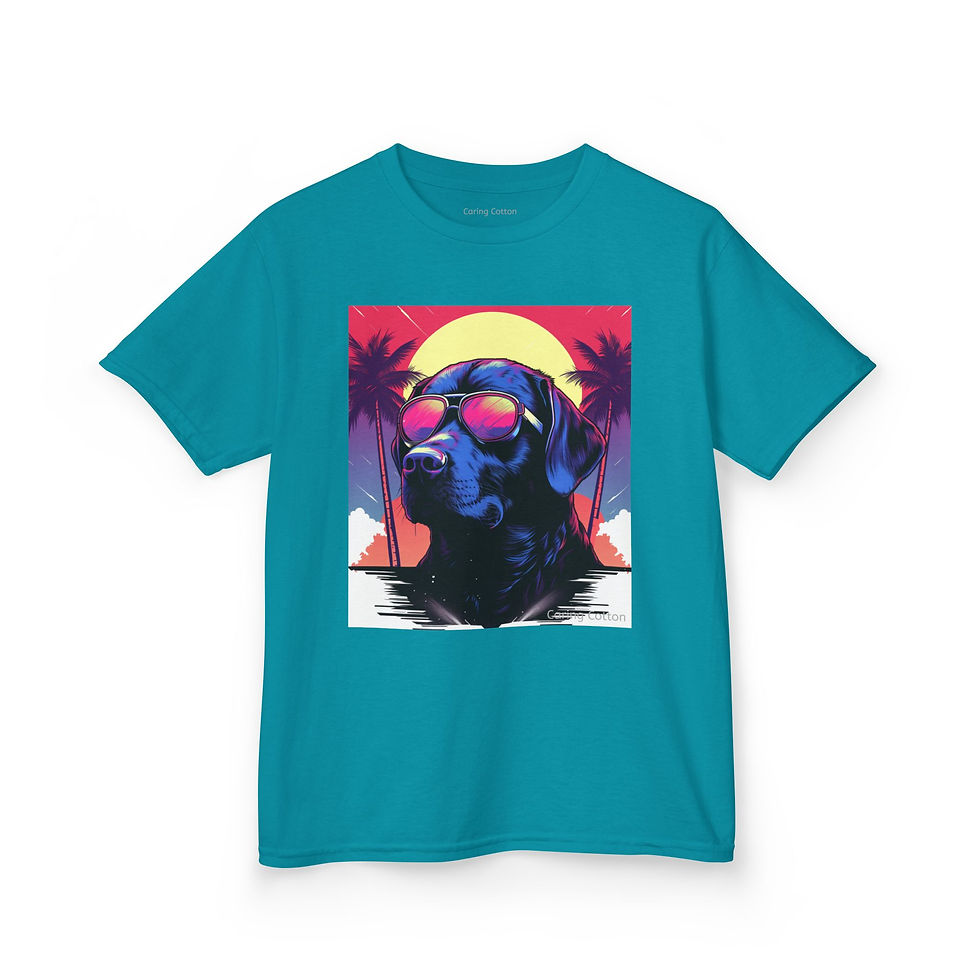Thumbnail: Kids Labrador Retriever Cool Guy Tee