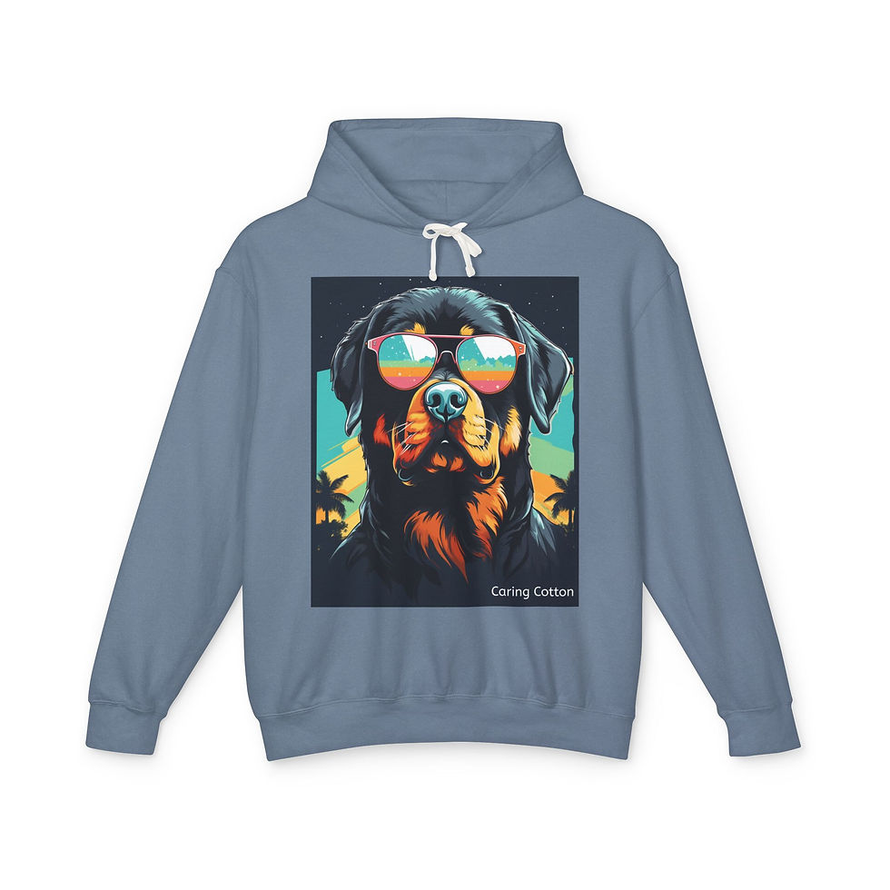 Thumbnail: Rottweiler Cool Guy Hooded Sweatshirt