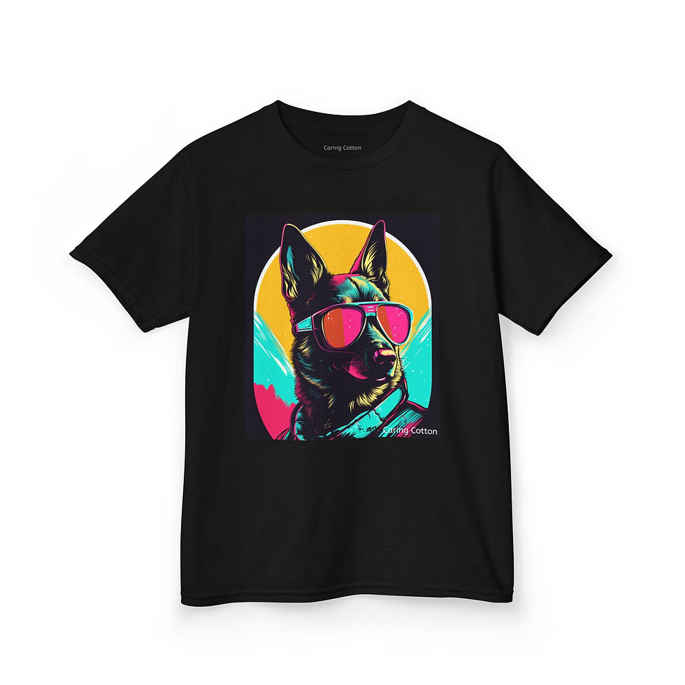 Thumbnail: Kids German Shepherd Cool Guy Tee