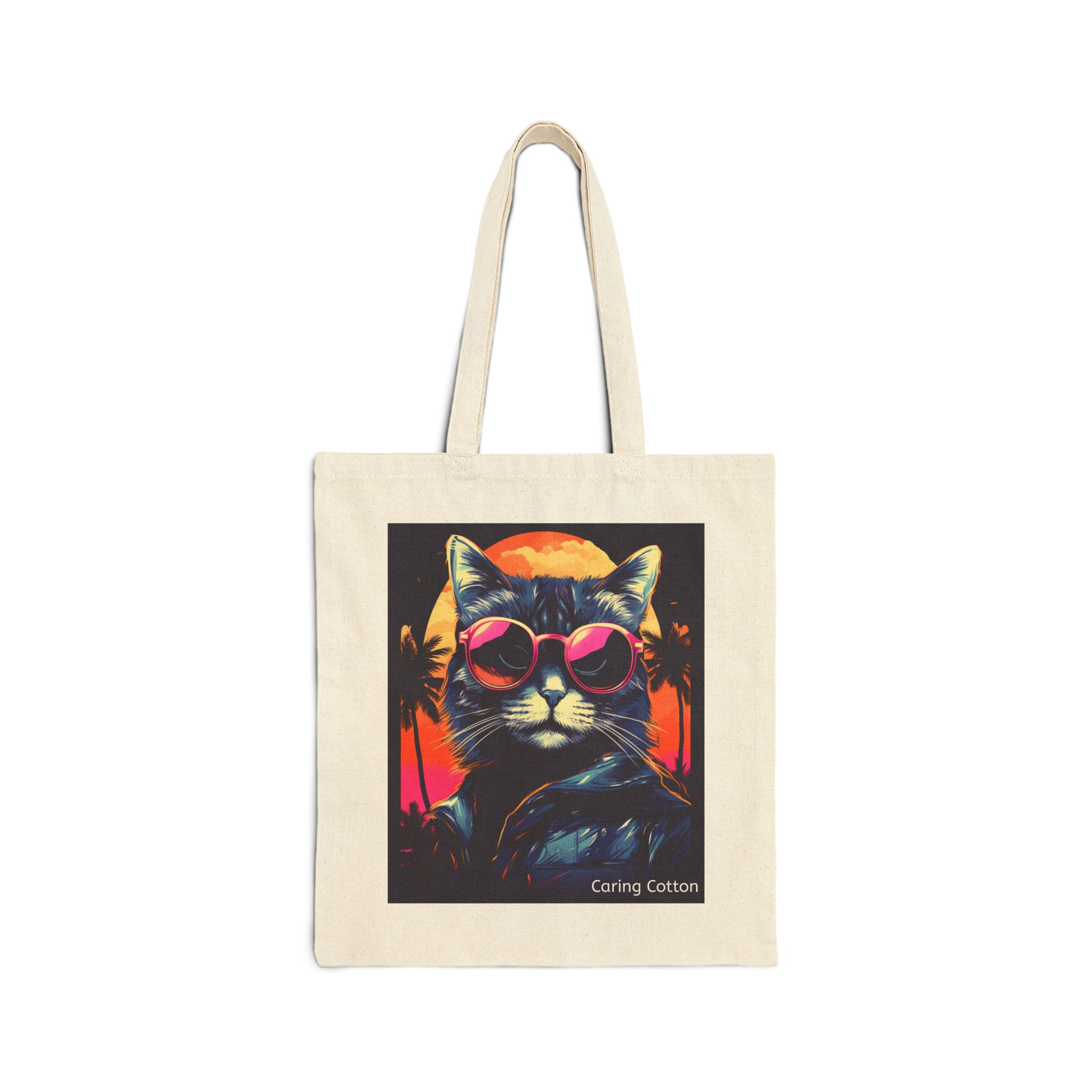 Cat Lover's Cotton Tote Bag