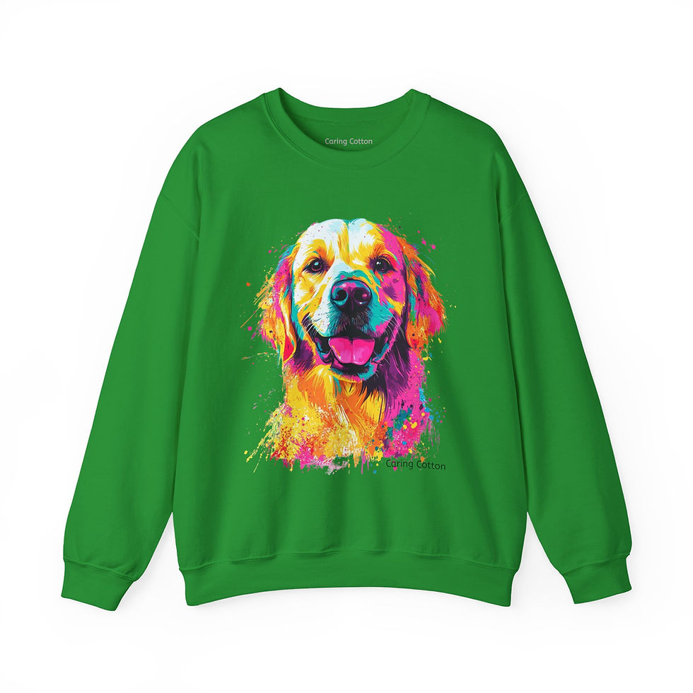 Thumbnail: Golden Retriever Pop Art Sweatshirt