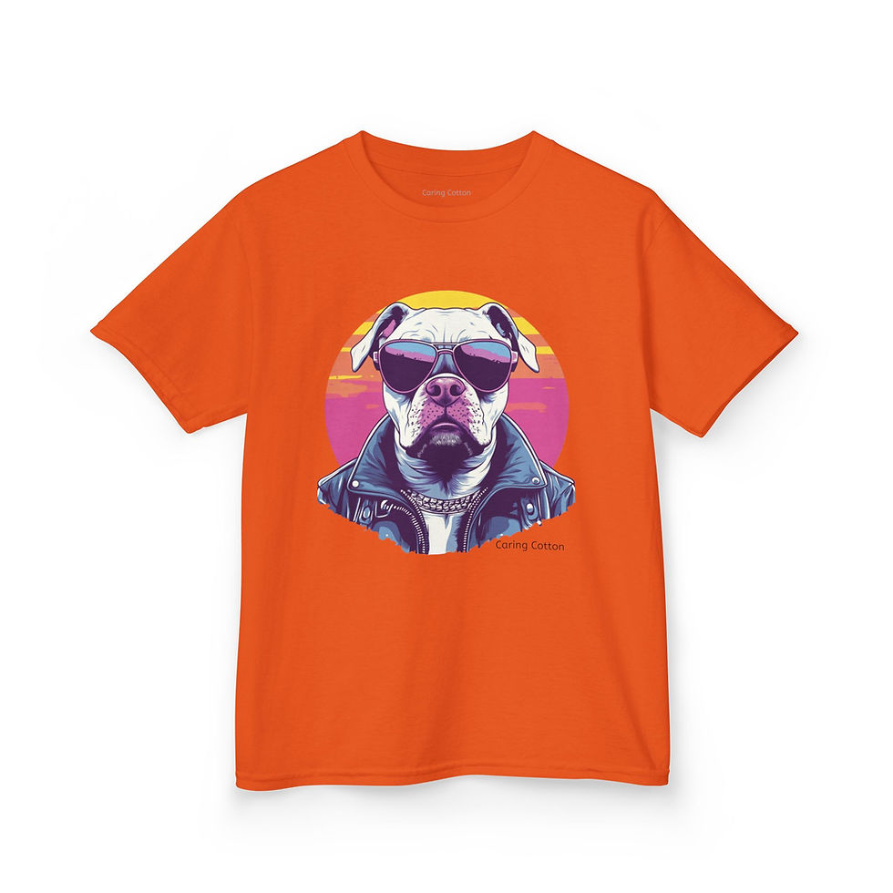 Thumbnail: Kids American Staffordshire Terrier Cool Guy Tee