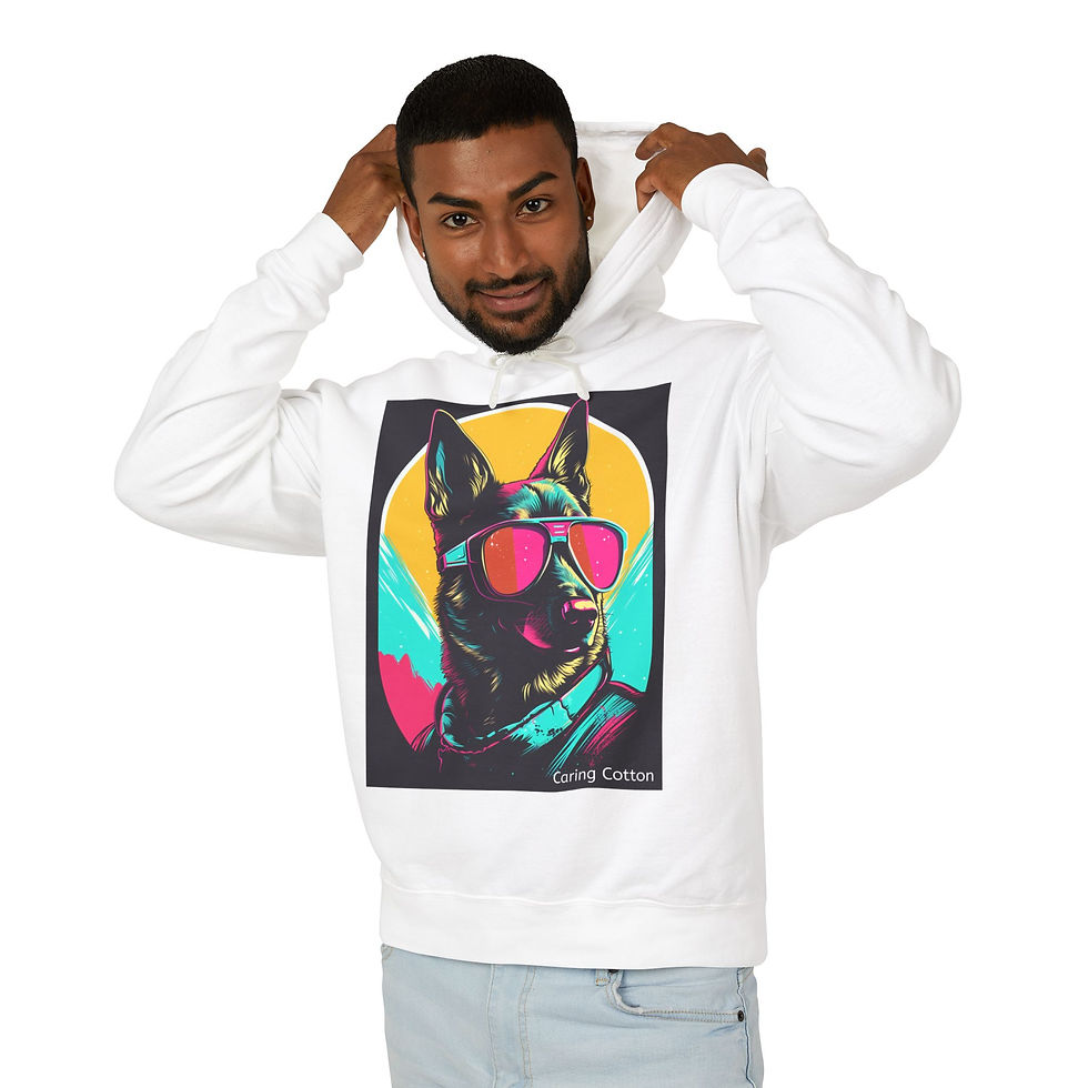 Thumbnail: German Shepherd Cool Guy Hooded Sweatshirt