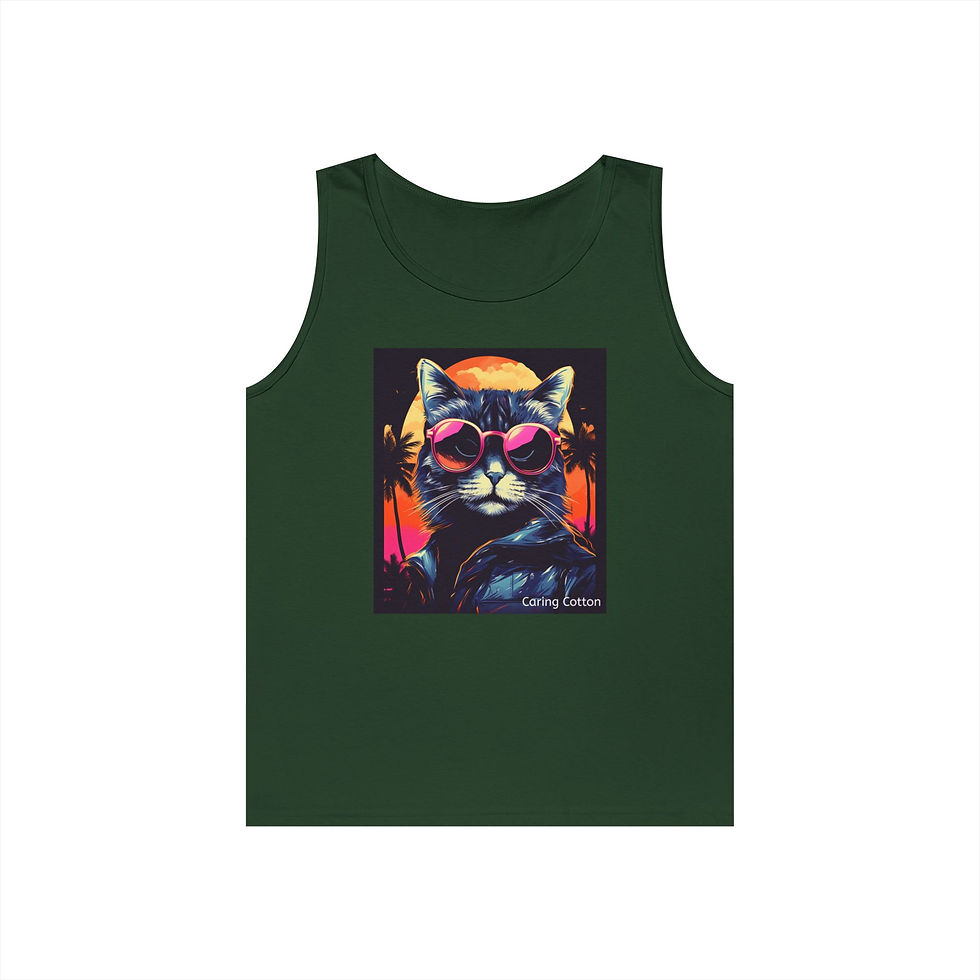 Thumbnail: Cat Cool Guy Tank Top