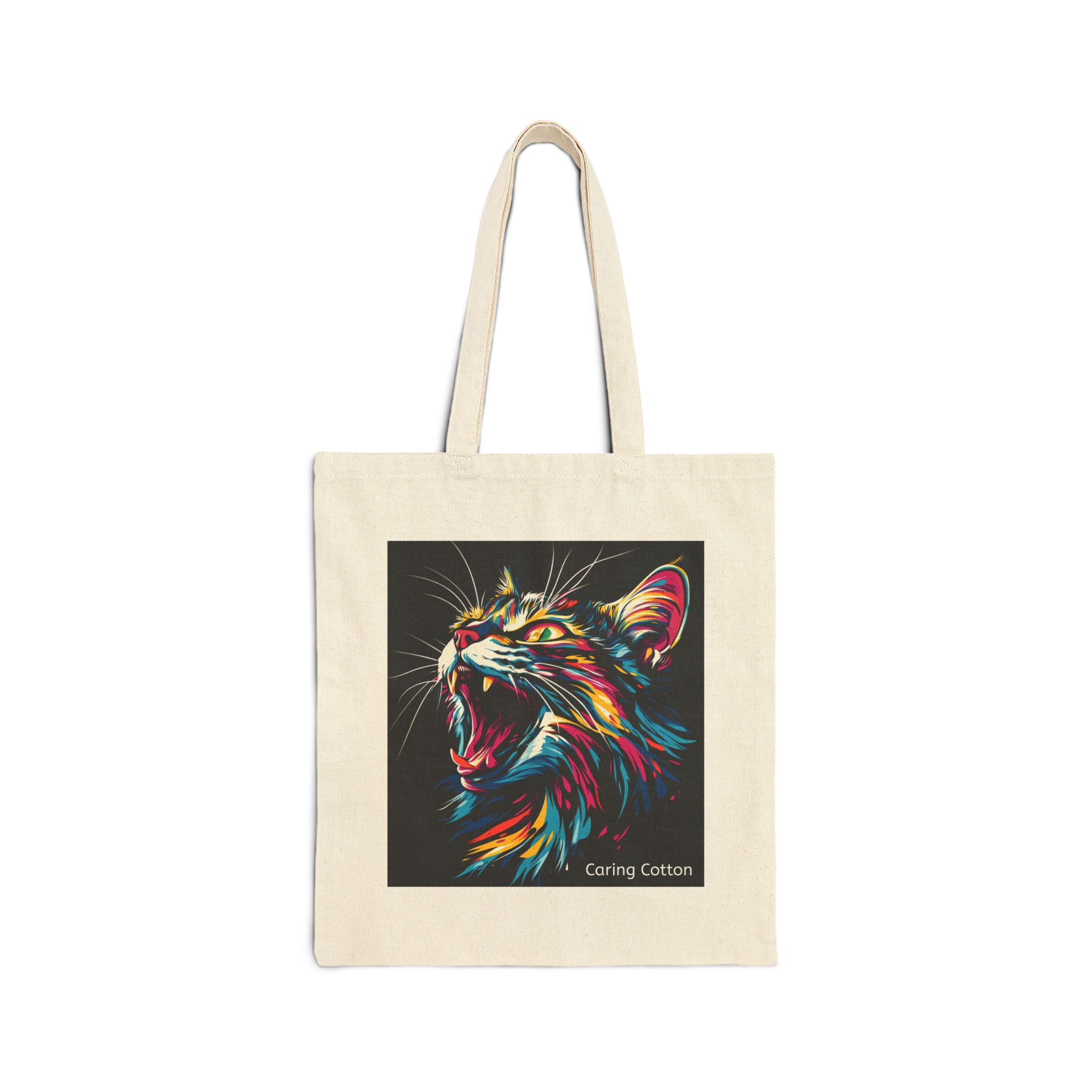 Cat Lover's Cotton Tote Bag