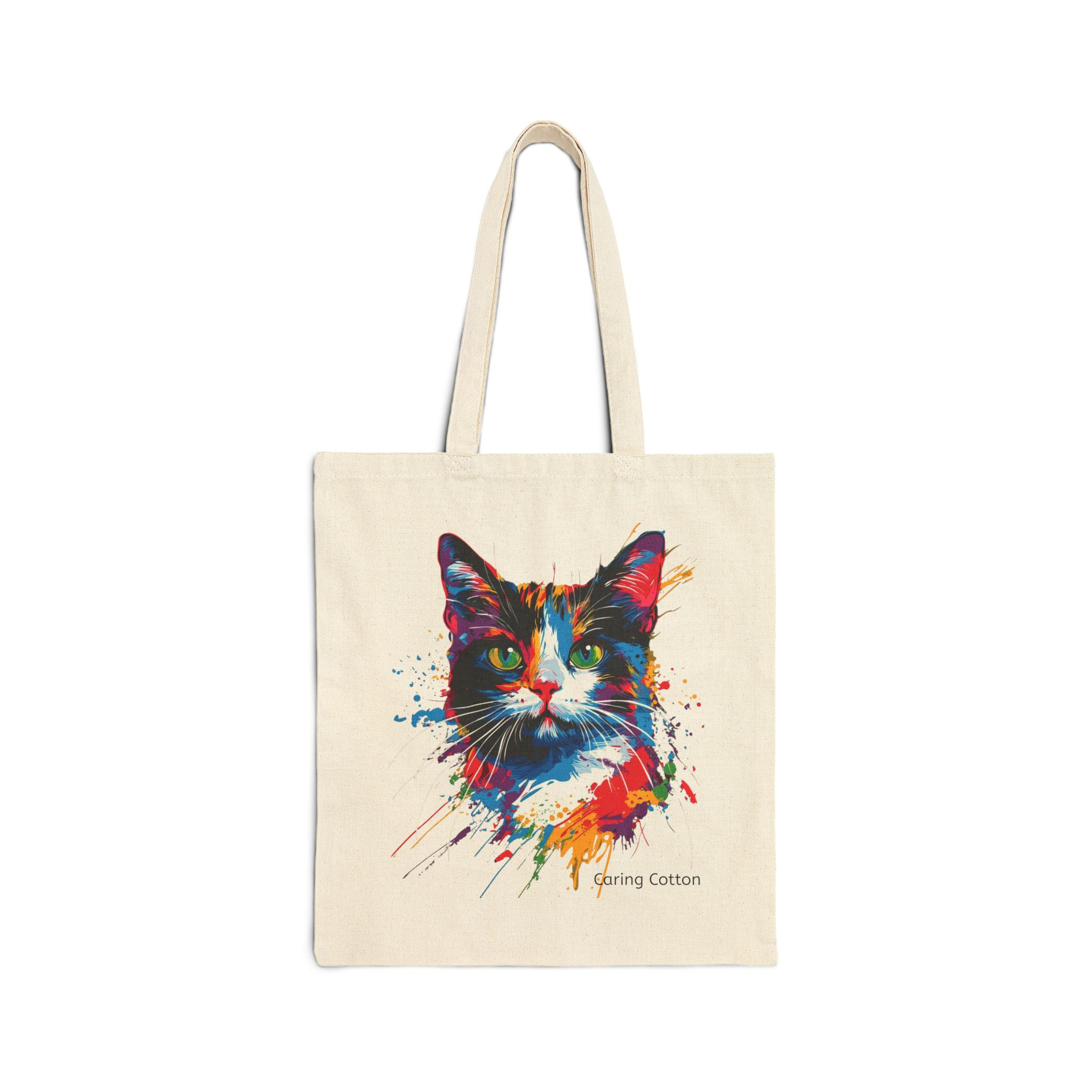 Cat Lover's Cotton Tote Bag
