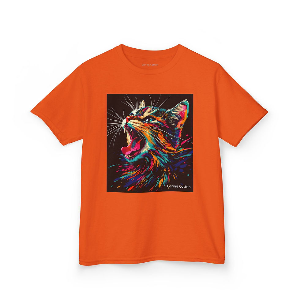 Thumbnail: Kids Cat Pop Art Tee