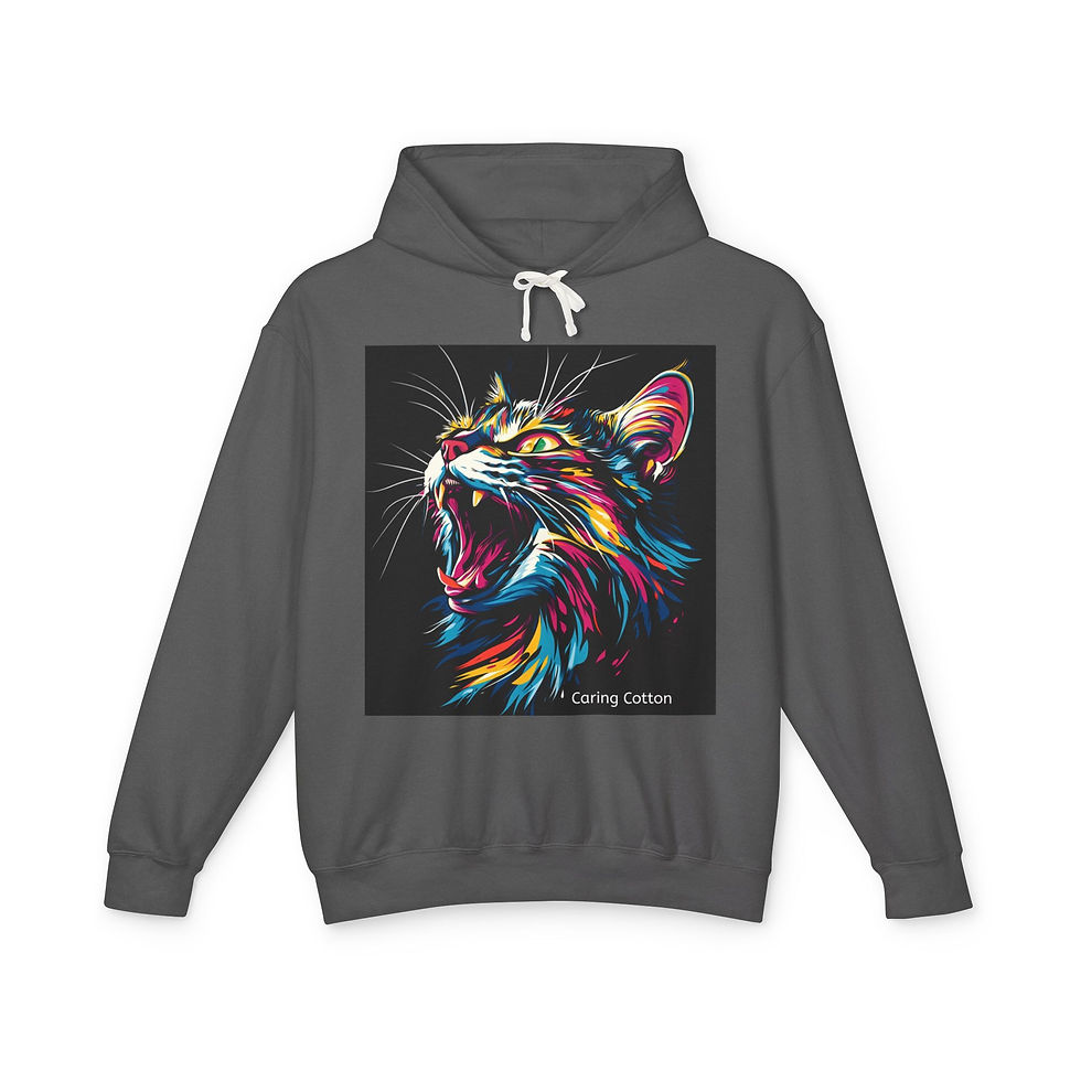 Thumbnail: Cat Pop Art Hooded Sweatshirt
