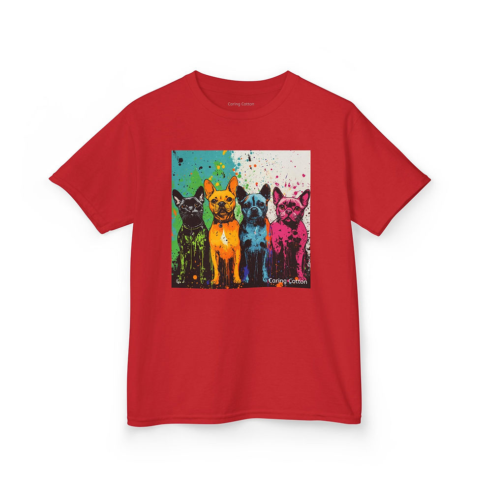Thumbnail: Kids Dog Crew Pop Art Tee