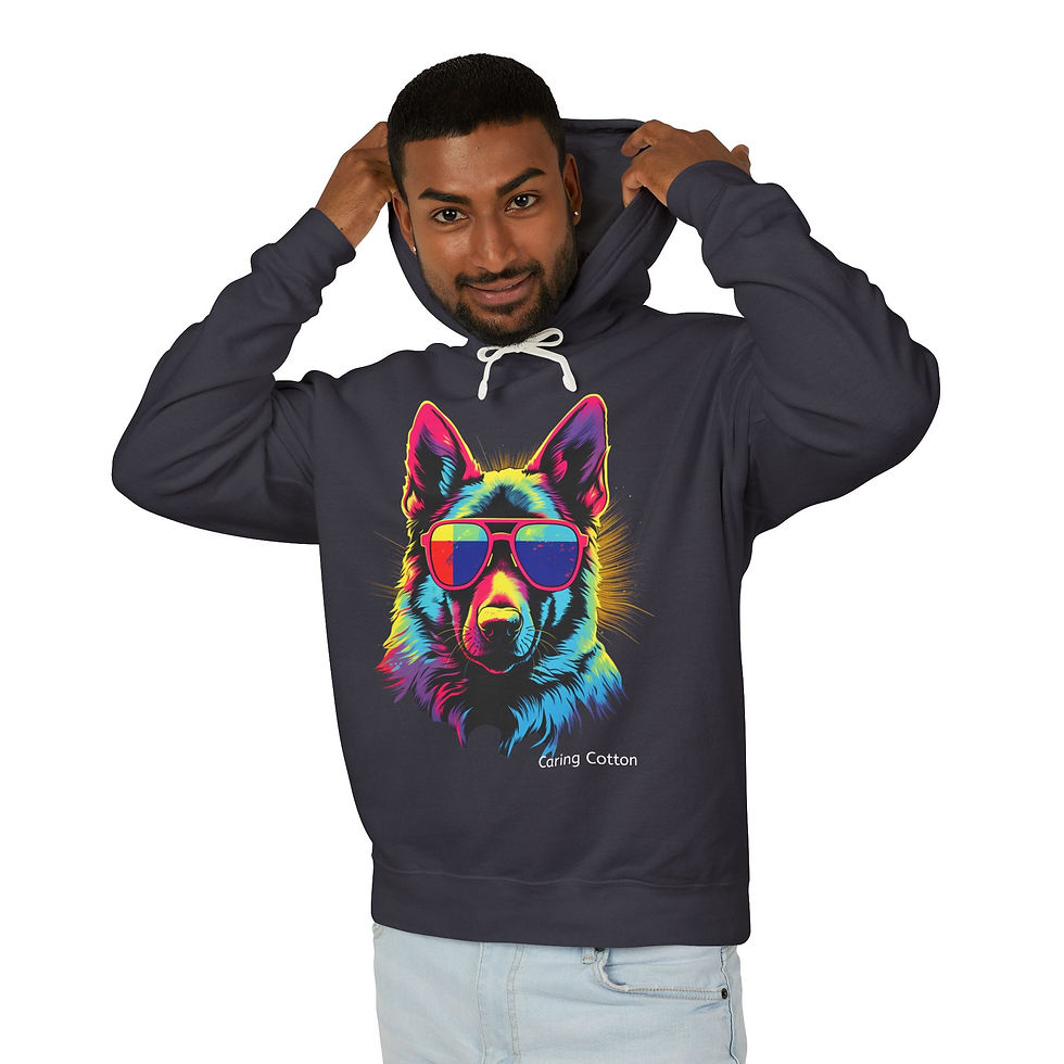 Thumbnail: German Shepherd Cool Guy Hooded Sweatshirt