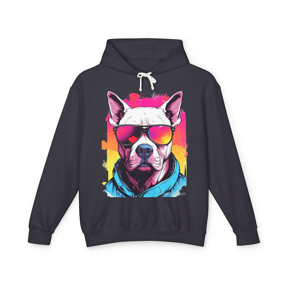 Thumbnail: American Stafford Terrier Cool Guy Hooded Sweatshirt