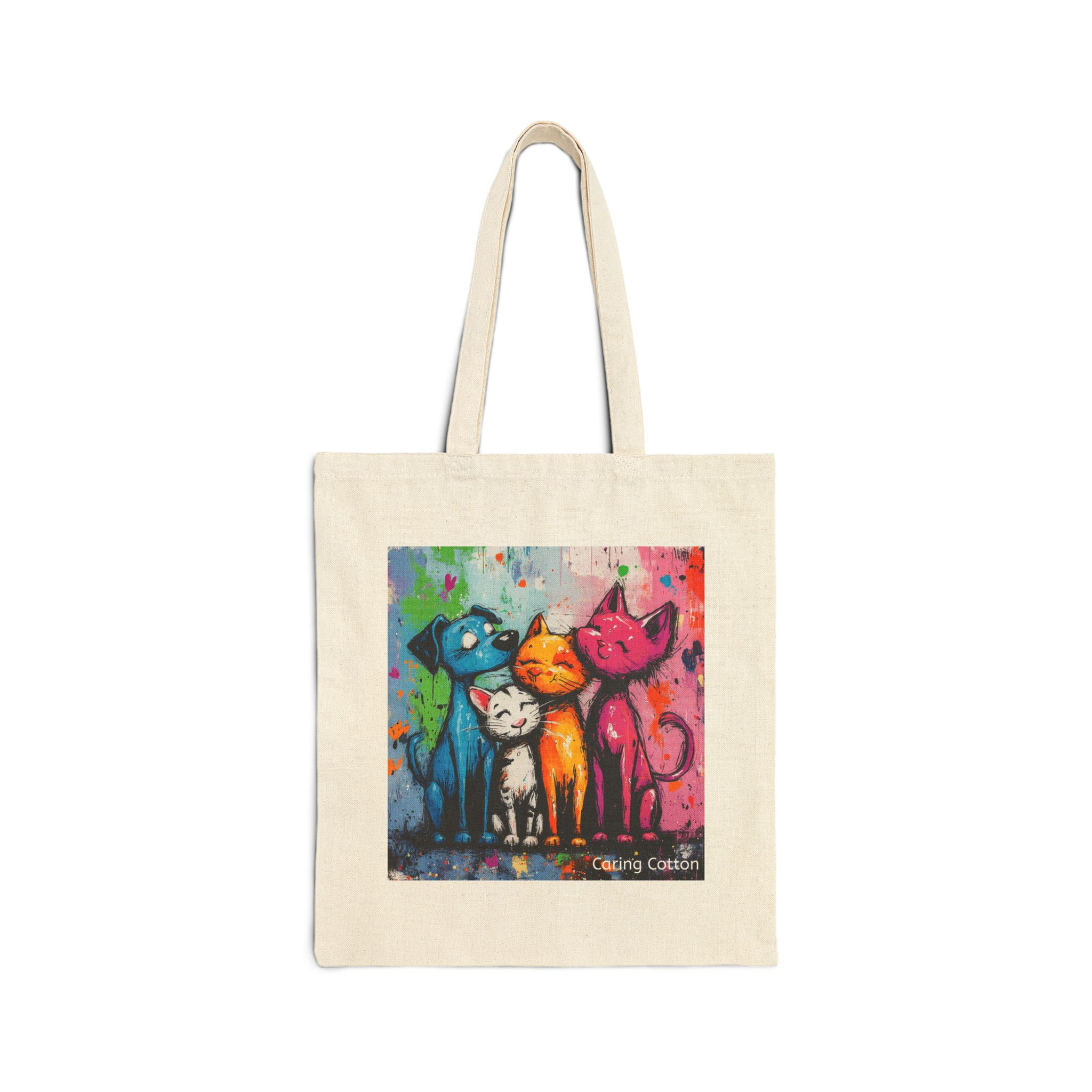 Pet Lover's Cotton Tote Bag