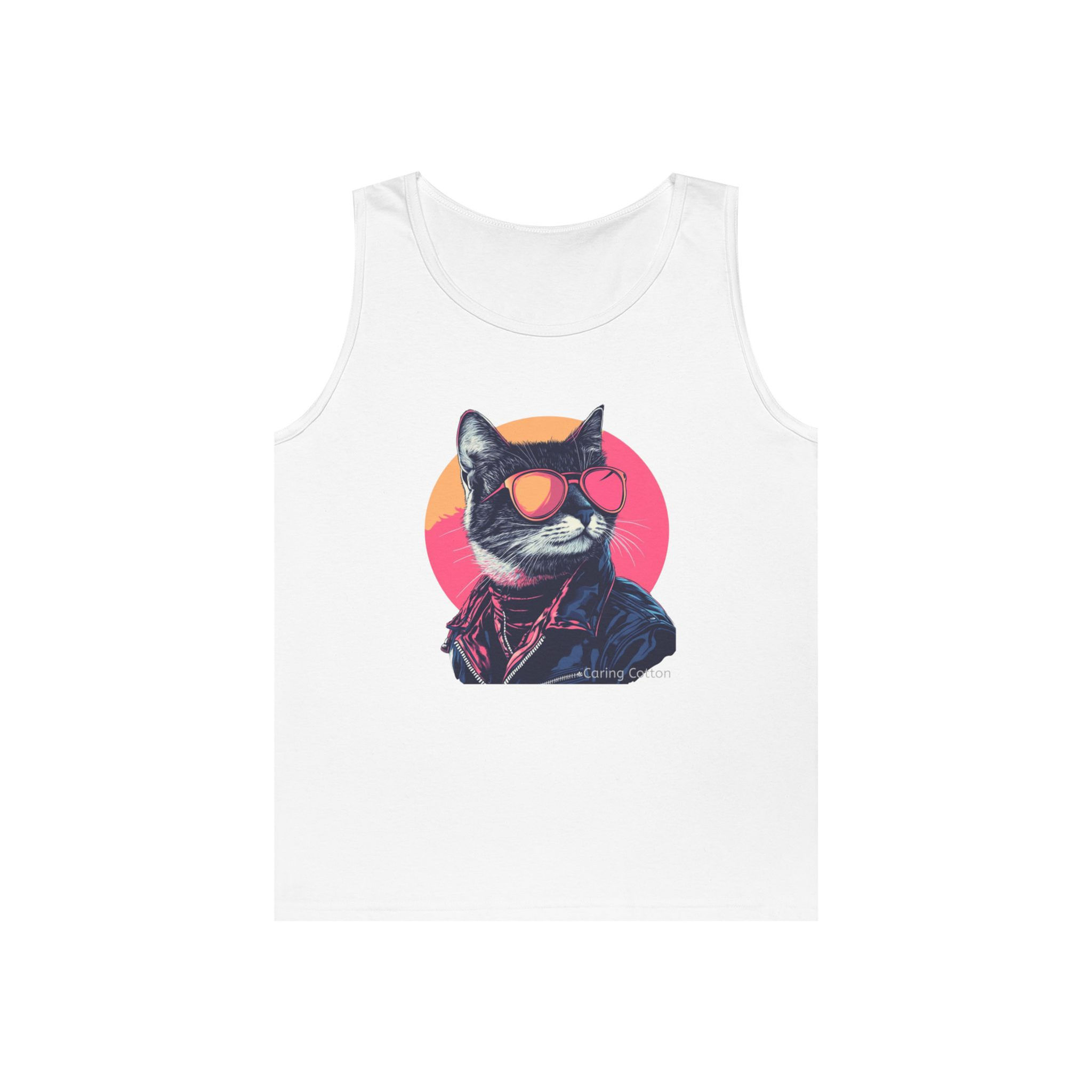 Cat Cool Guy Tank Top