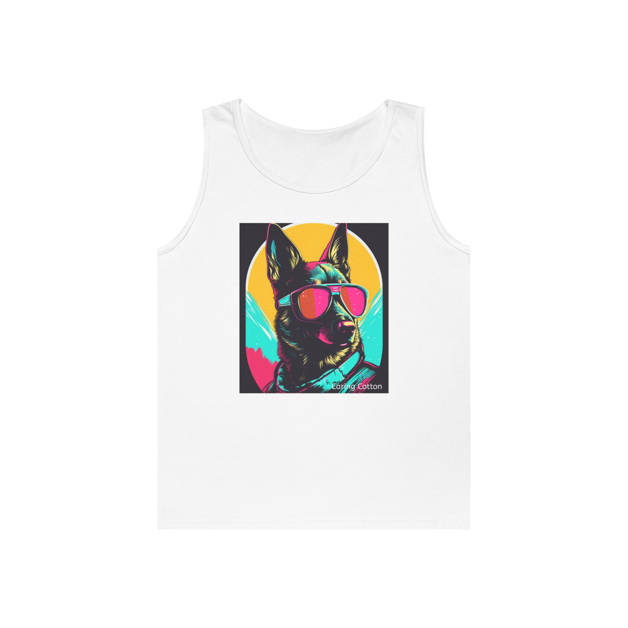 German Shepherd Cool Guy Tank Top