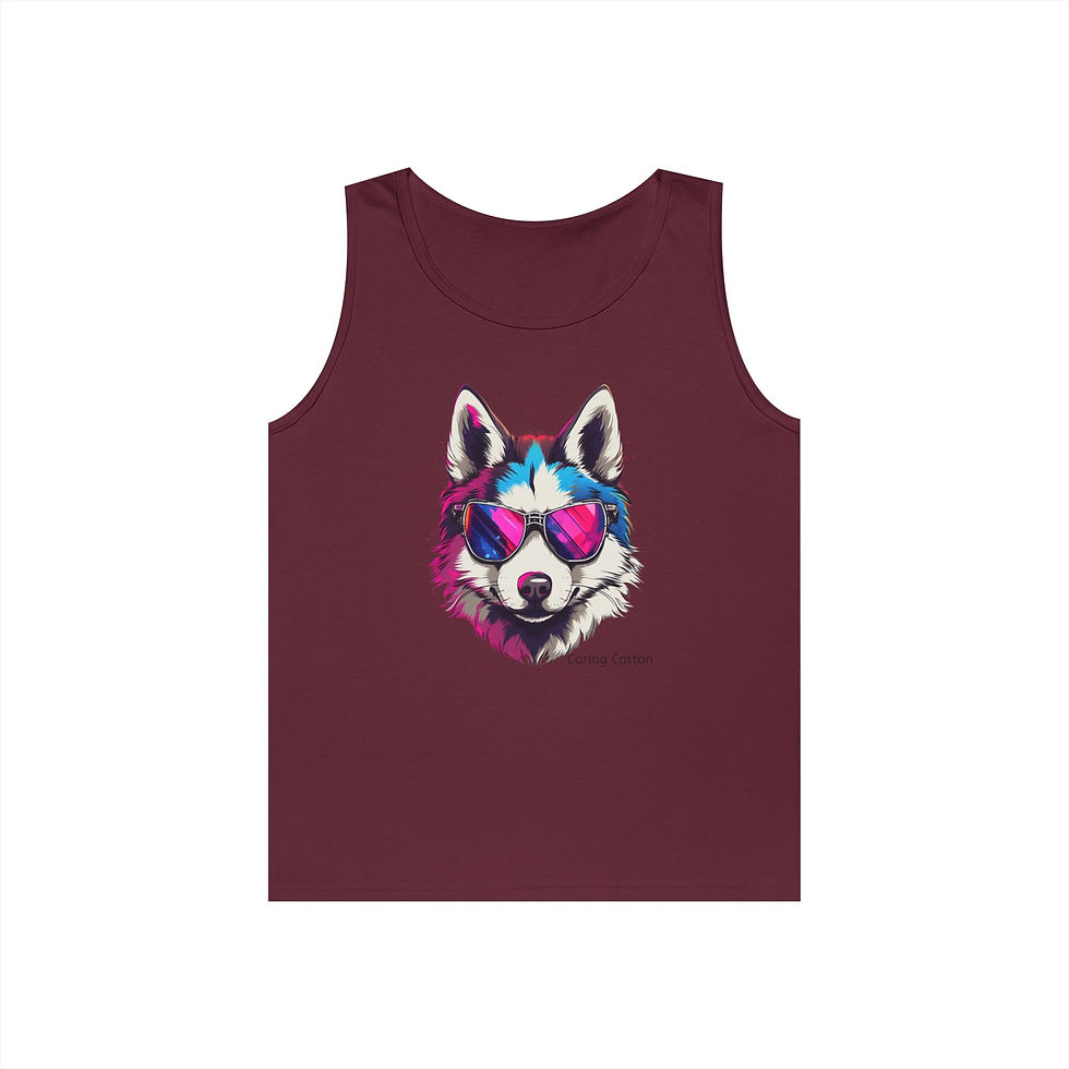 Thumbnail: Siberian Husky Cool Guy Tank Top