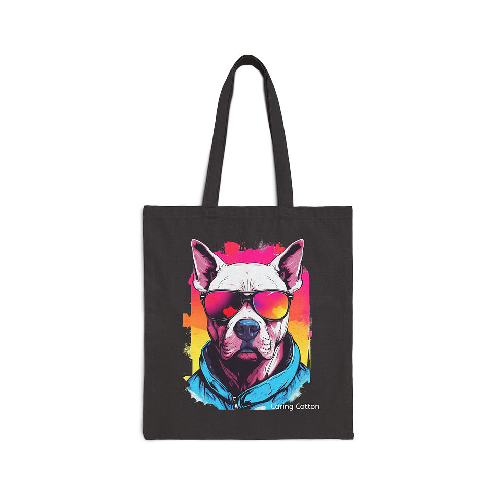 Thumbnail: Dog Lover's Cotton Tote Bag