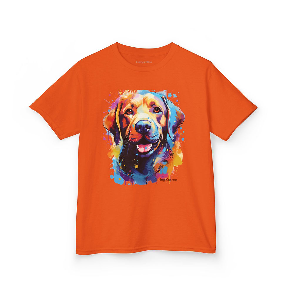 Thumbnail:  Kids Labrador Retriever Pop Art Tee