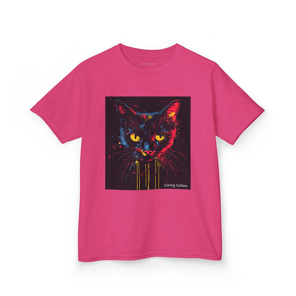 Thumbnail: Kids Cat Pop Art Tee