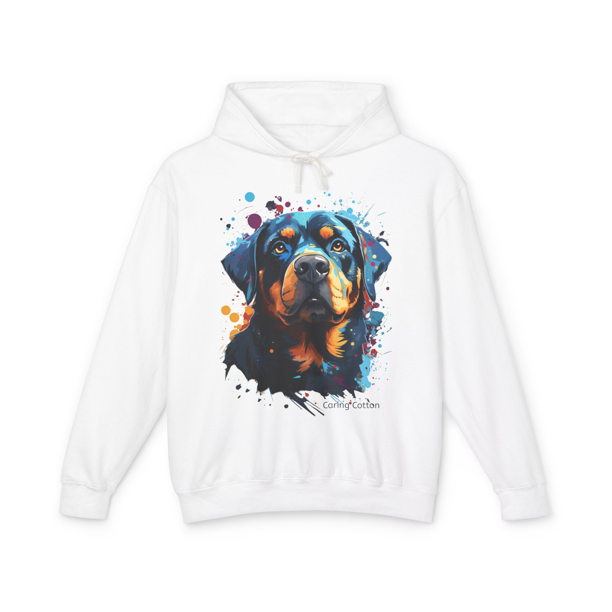 Rottweiler Pop Art Hooded Sweatshirt