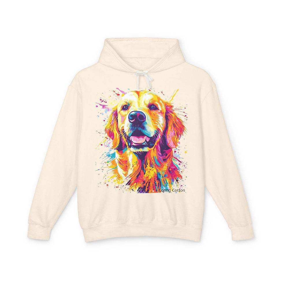 Thumbnail: Golden Retriever Pop Art Hooded Sweatshirt