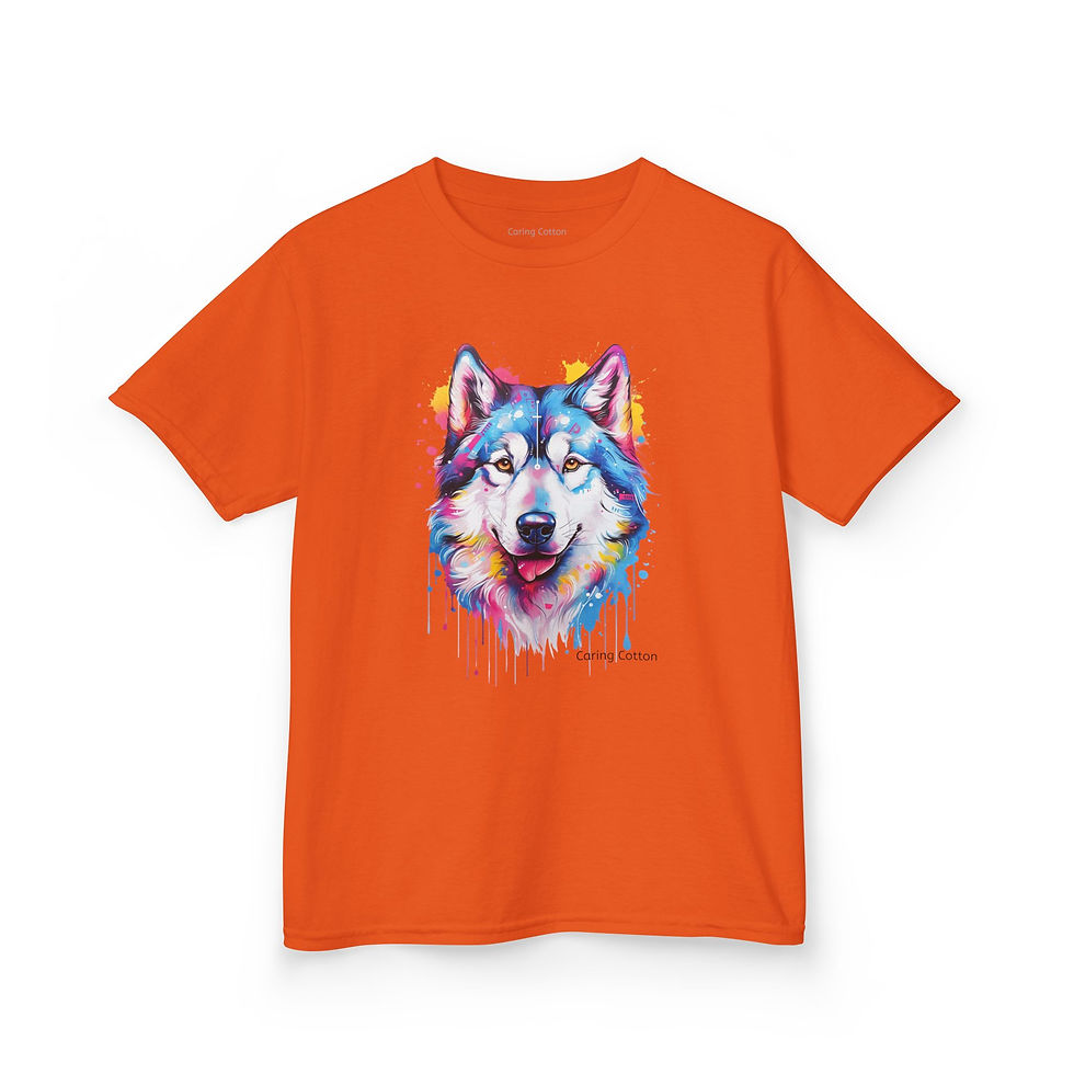 Thumbnail: Kids Siberian Husky Pop Art Tee