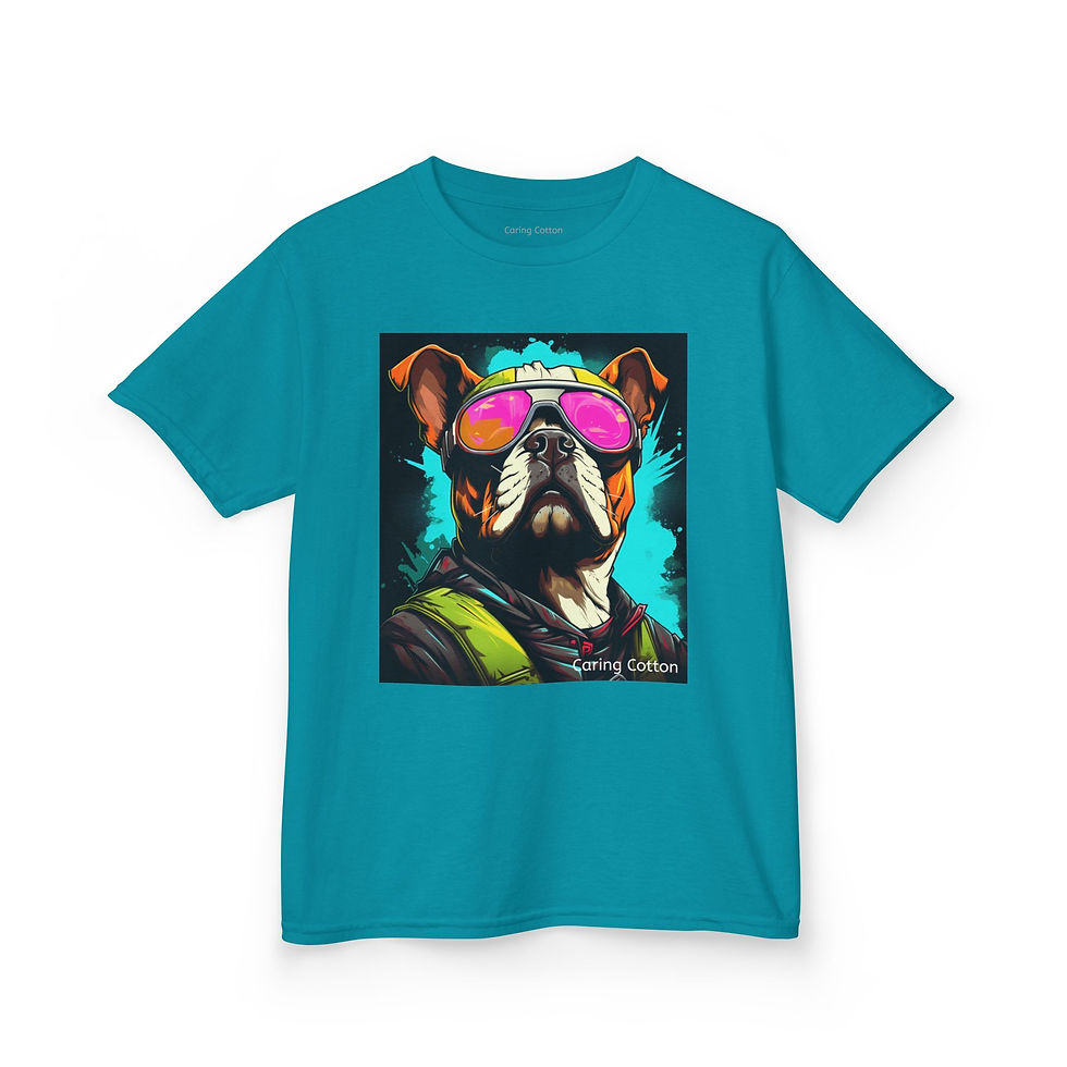 Thumbnail: Kids Bulldog Cool Guy Tee