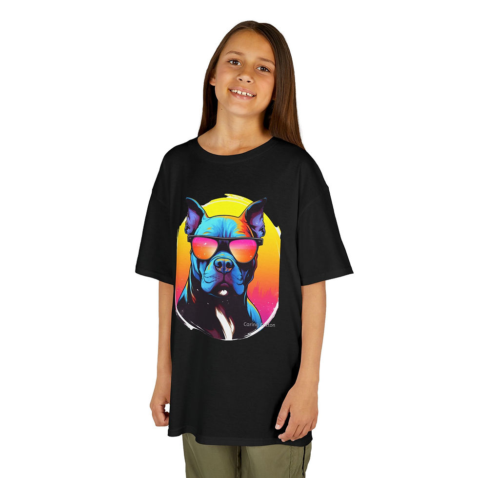 Thumbnail: Kids American Staffordshire Terrier Cool Guy Tee
