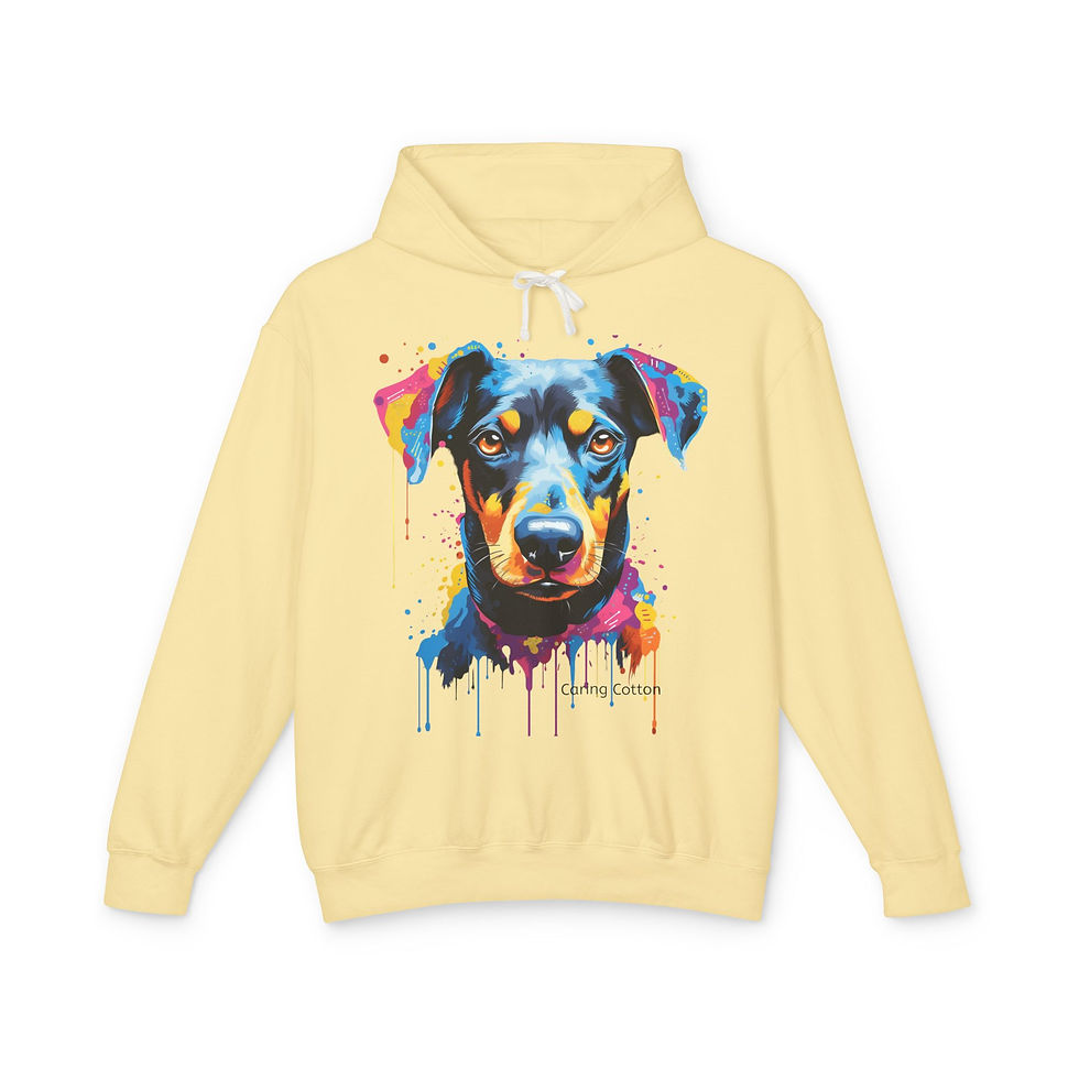 Thumbnail: Doberman Pinscher Pop Art Hooded Sweatshirt