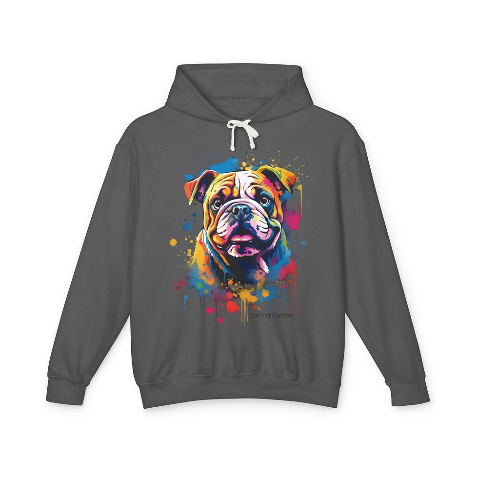 Thumbnail: Bulldog Pop Art Hooded Sweatshirt