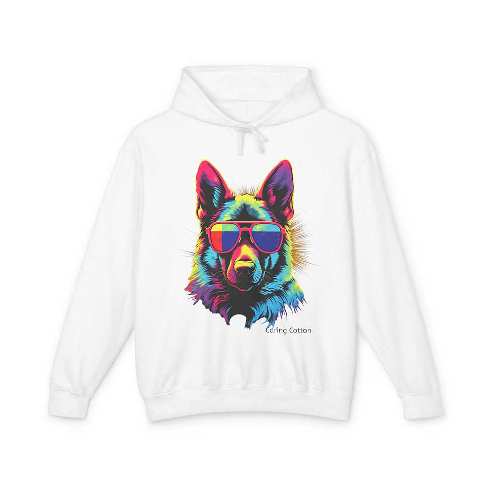 Thumbnail: German Shepherd Cool Guy Hooded Sweatshirt