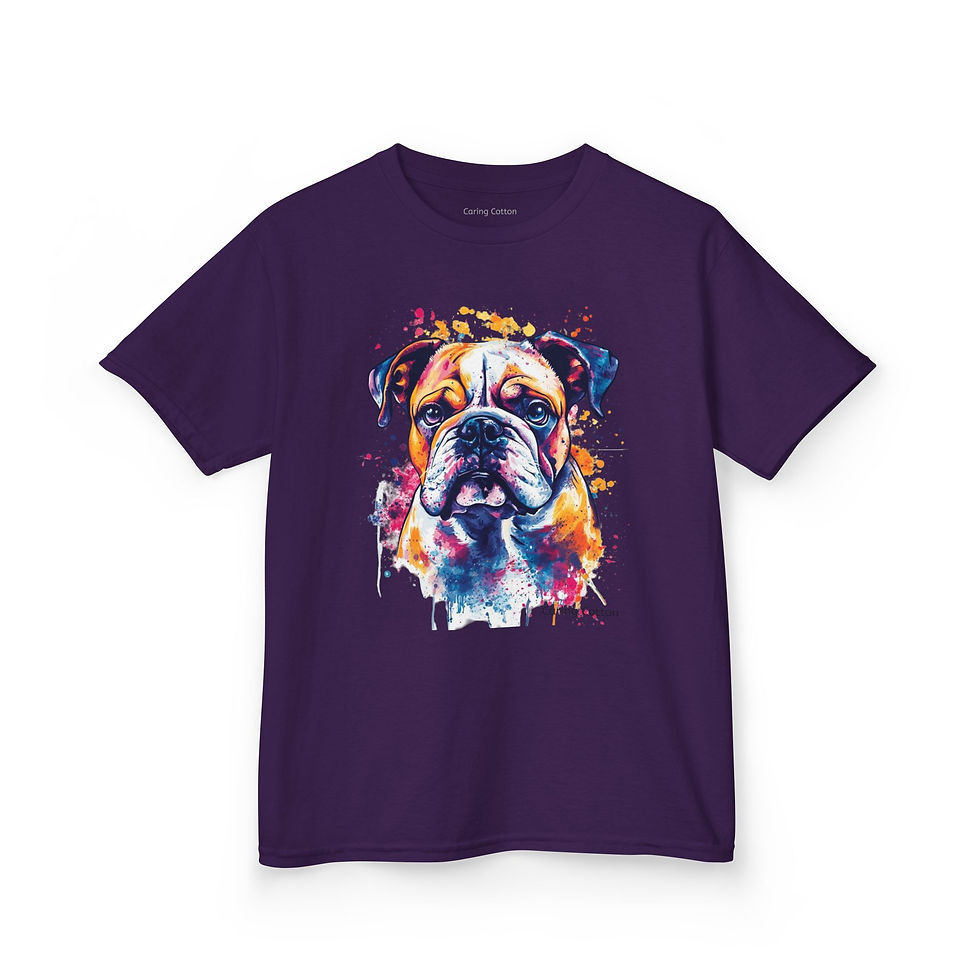 Thumbnail: Kids Bull Dog Pop Art Tee