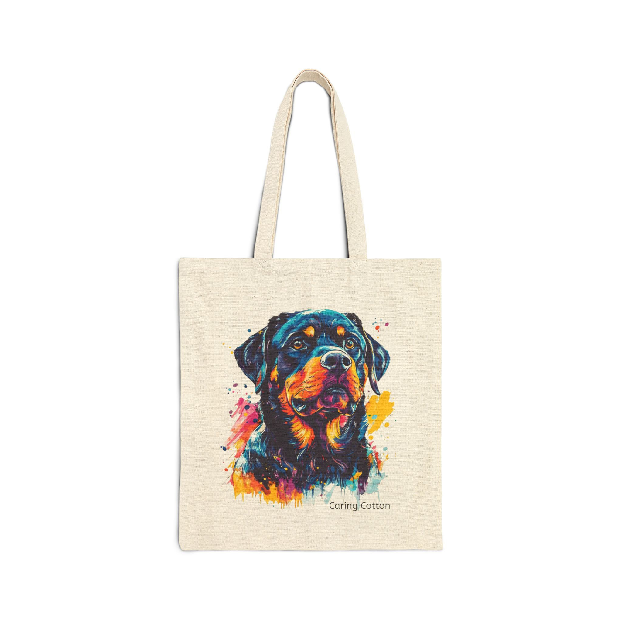 Dog Lover's Cotton Tote Bag