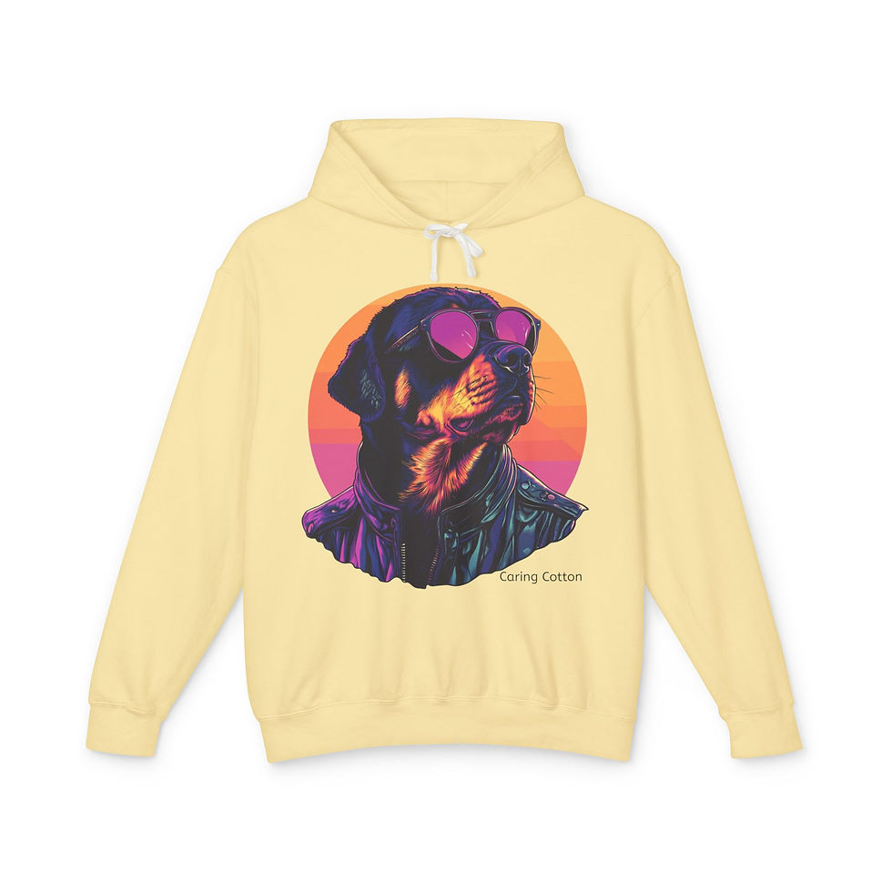 Thumbnail: Rottweiler Cool Guy Hooded Sweatshirt